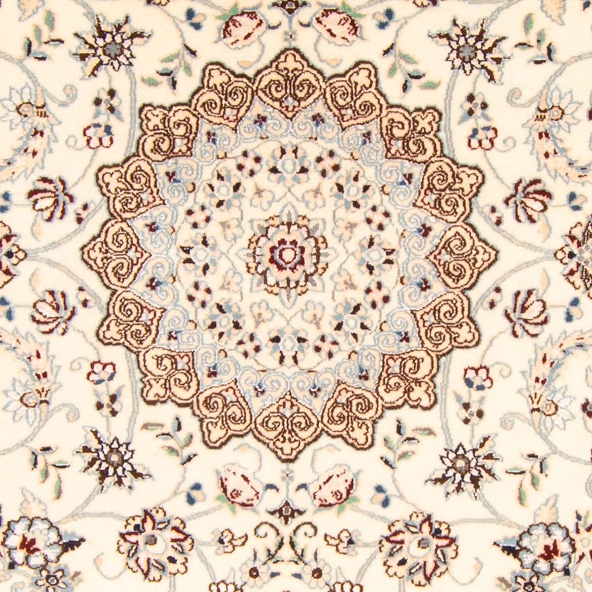 Alfombra Persa - Nain - Real - 204 x 135 cm - beige