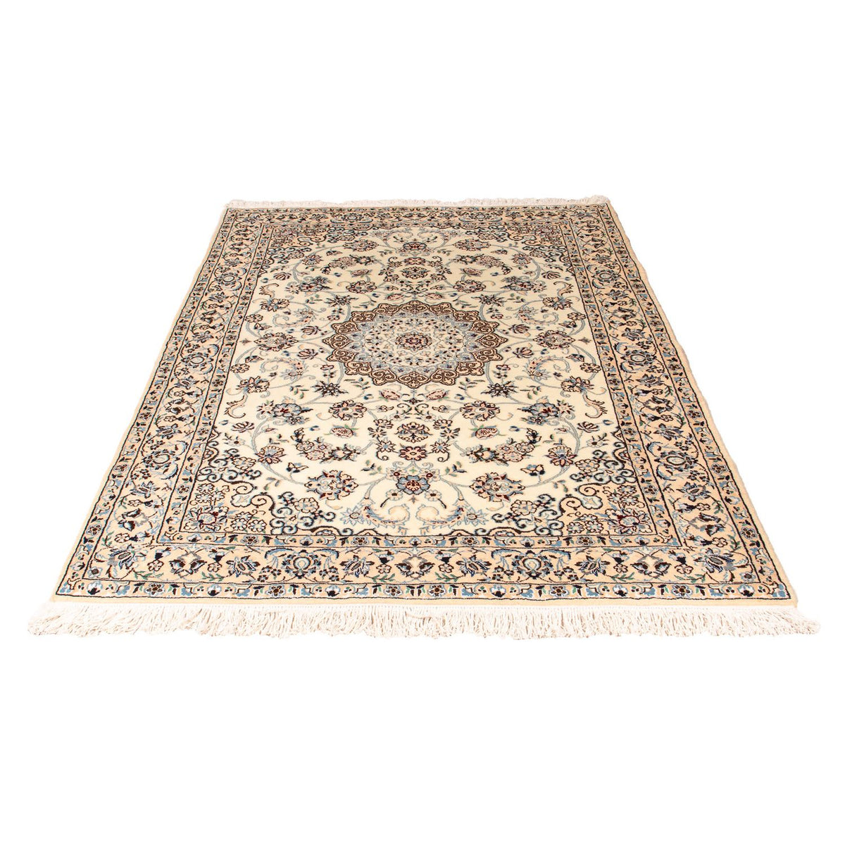 Alfombra Persa - Nain - Real - 204 x 135 cm - beige