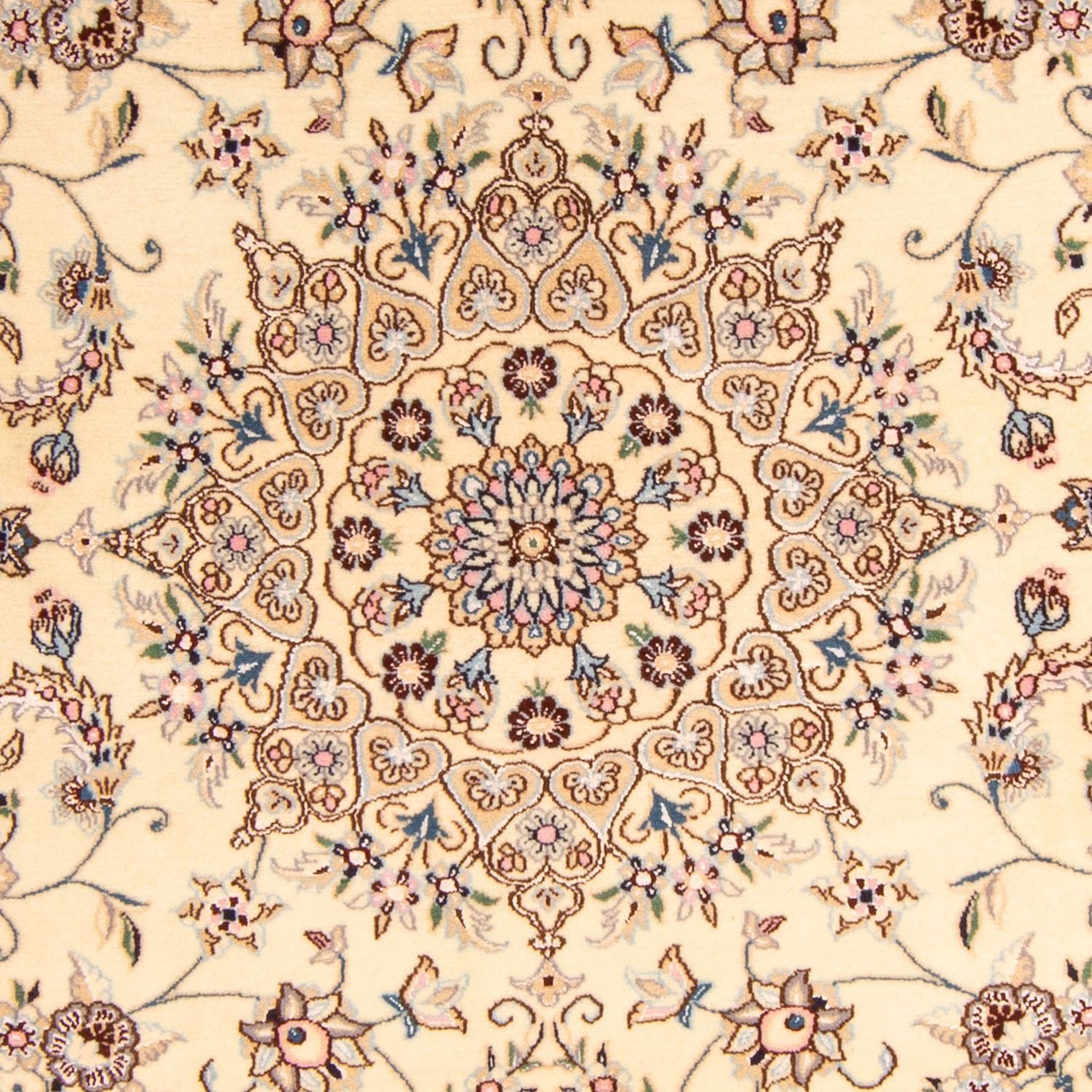 Alfombra Persa - Nain - Real - 212 x 132 cm - beige