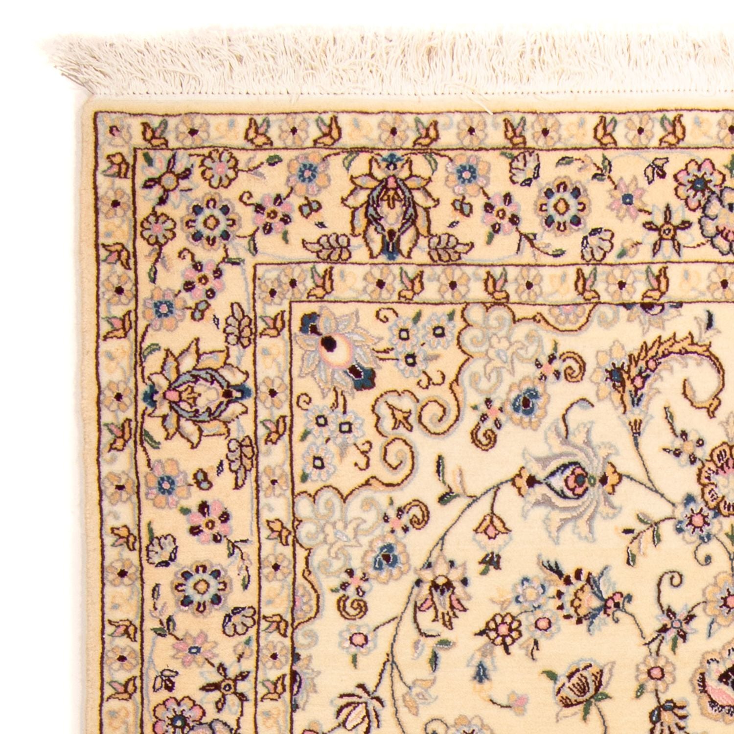 Alfombra Persa - Nain - Real - 212 x 132 cm - beige