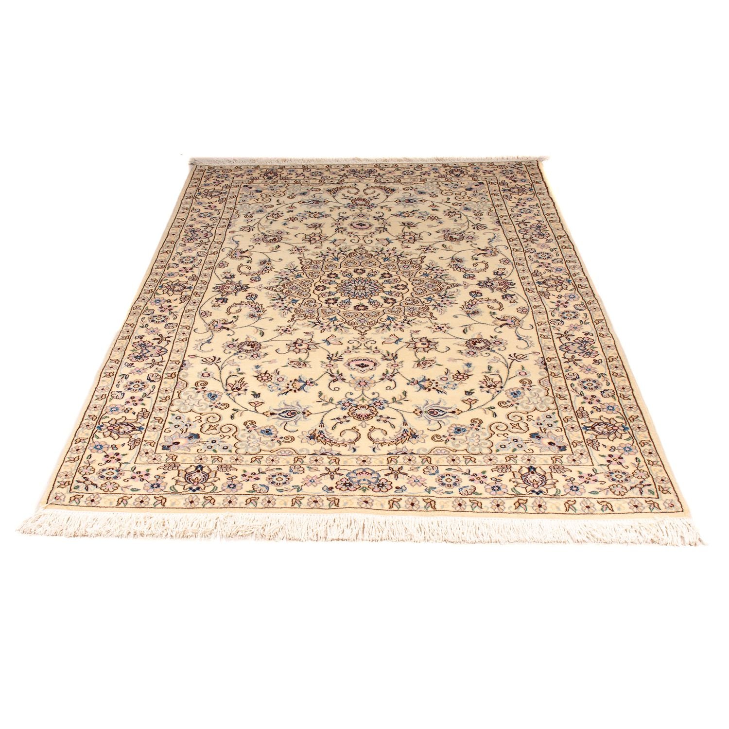 Alfombra Persa - Nain - Real - 212 x 132 cm - beige