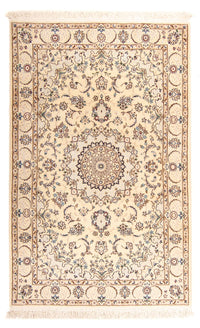 Alfombra Persa - Nain - Real - 211 x 127 cm - beige