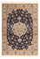 Alfombra Persa - Nain - Prima - 142 x 97 cm - azul oscuro