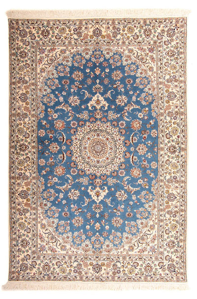 Nain - 6La Alfombra 156x233cm - Alfombra persa - azul oscuro