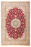 Alfombra Persa - Nain - Real - 306 x 197 cm - rojo oscuro