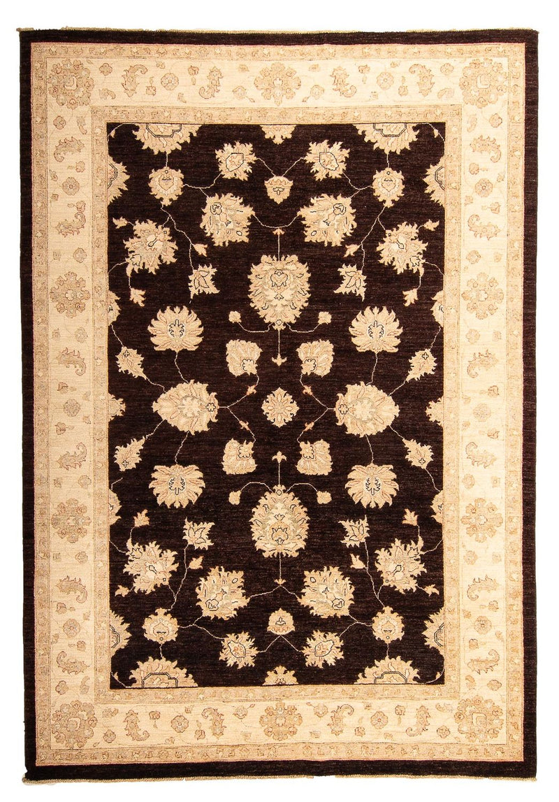 Alfombra Ziegler - 288 x 207 cm - marrón oscuro
