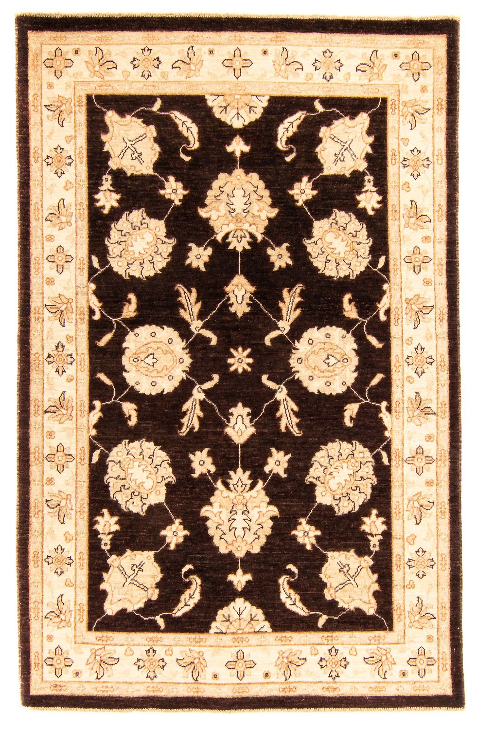 Alfombra Ziegler - 200 x 123 cm - marrón oscuro