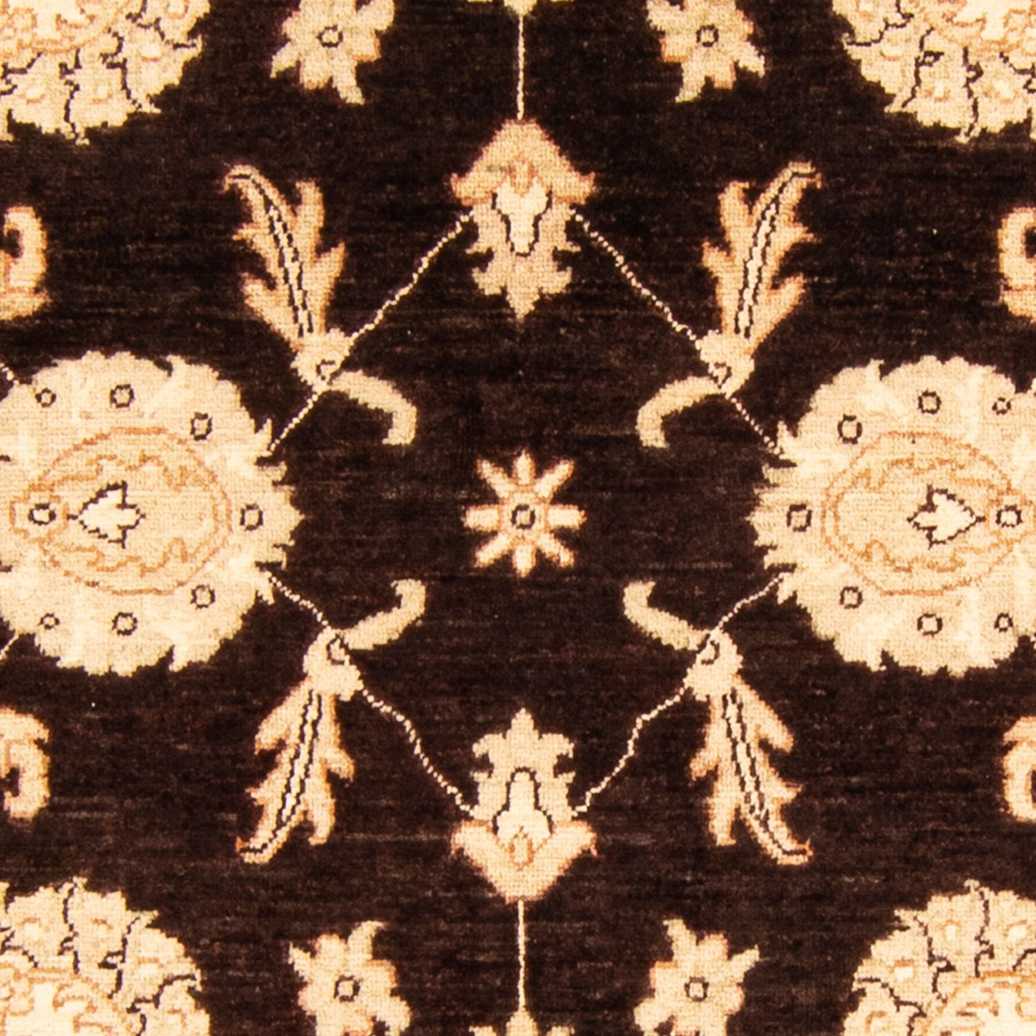 Alfombra Ziegler - 200 x 123 cm - marrón oscuro