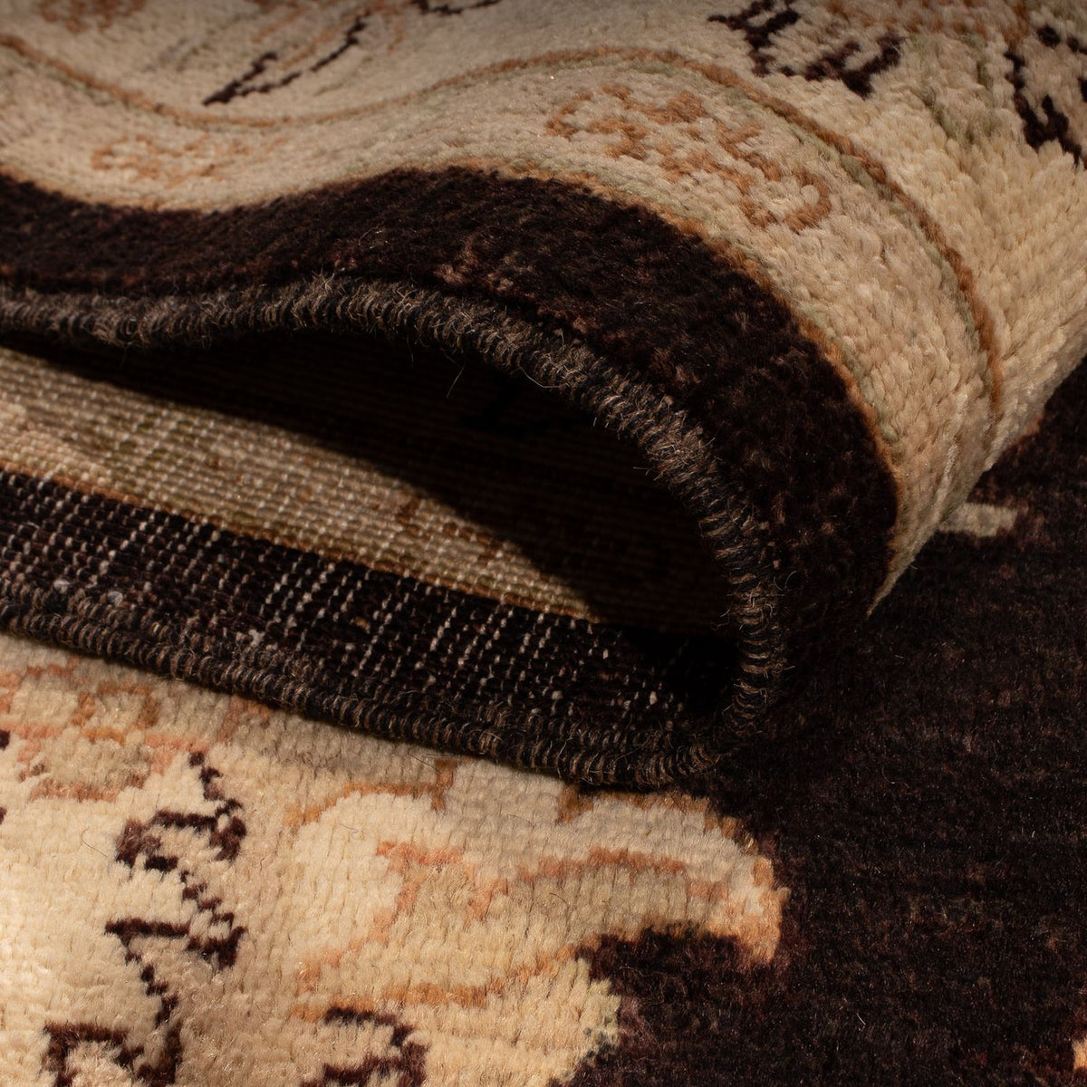 Alfombra Ziegler - 200 x 123 cm - marrón oscuro