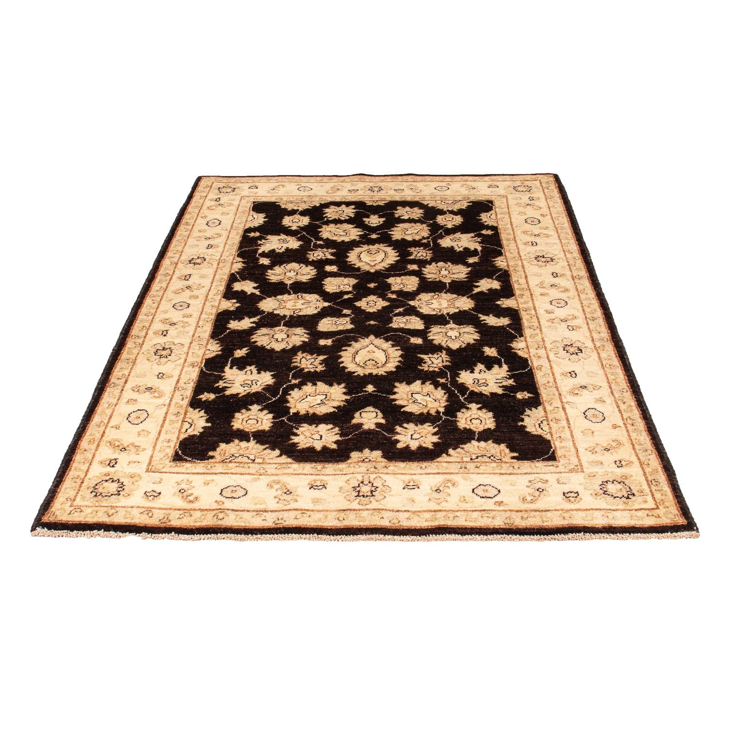 Alfombra Ziegler - 166 x 118 cm - marrón oscuro