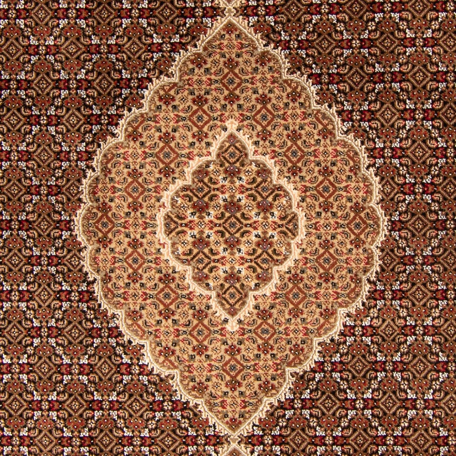 Alfombra persa - Tabriz - 300 x 200 cm - azul oscuro