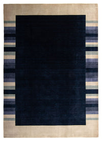 Alfombra Gabbeh - Softy - 296 x 206 cm - azul oscuro