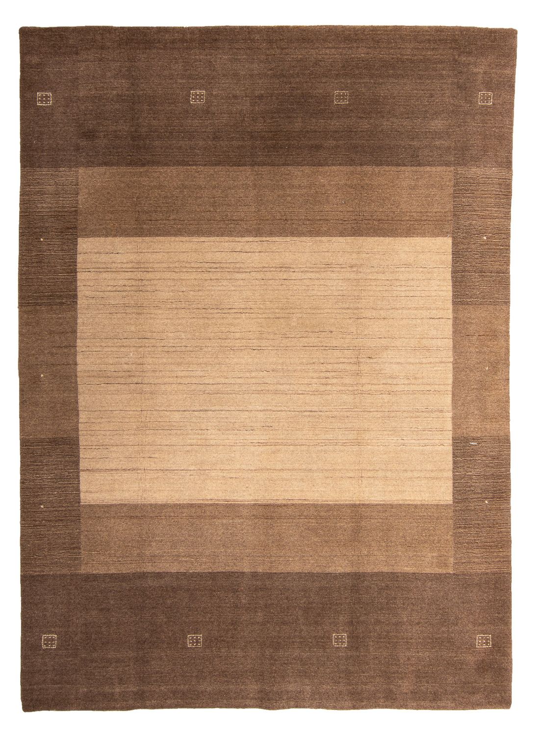 Alfombra Gabbeh - Softy - 240 x 170 cm - marrón