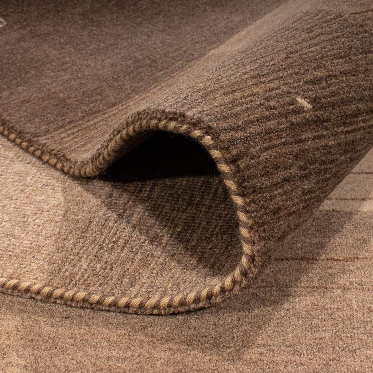 Alfombra Gabbeh - Softy - 240 x 170 cm - marrón