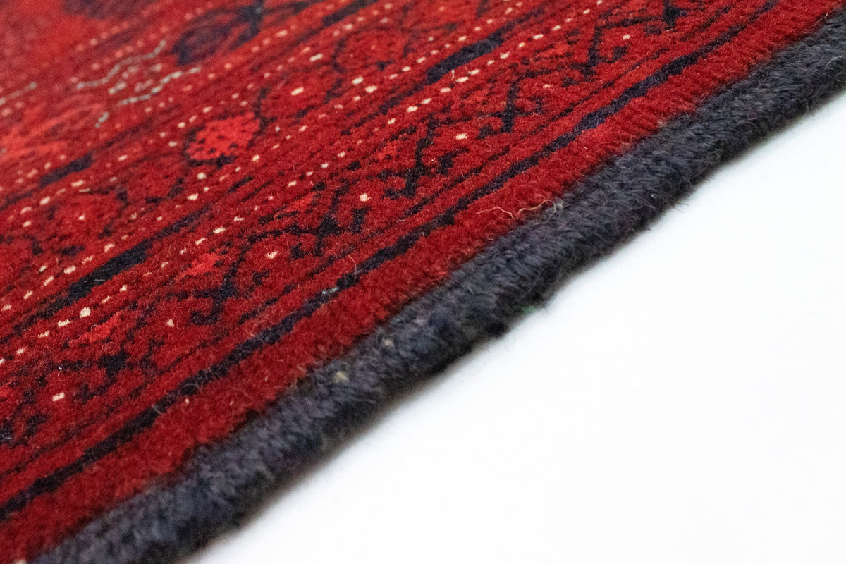 Alfombra afgana - Bukhara - 390 x 292 cm - rojo oscuro