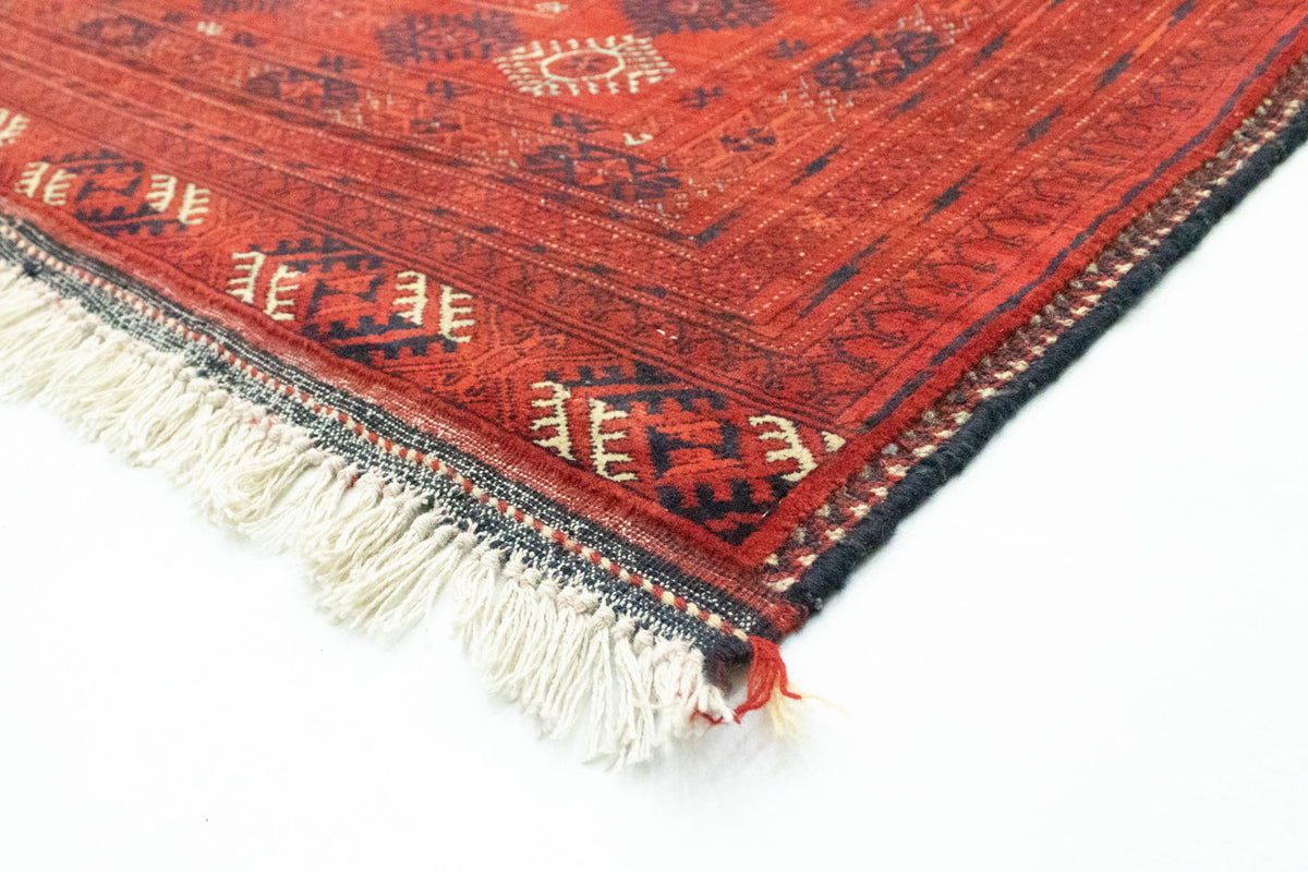 Alfombra afgana - Bukhara - 342 x 243 cm - rojo oscuro