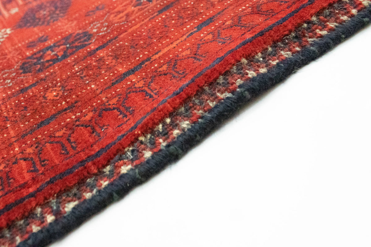 Alfombra afgana - Bukhara - 342 x 243 cm - rojo oscuro