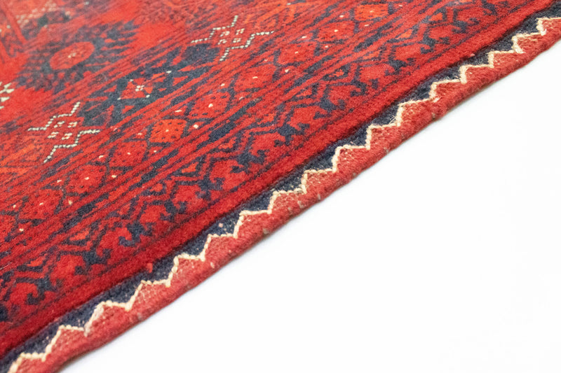 Alfombra afgana - Bukhara - 294 x 200 cm - rojo oscuro