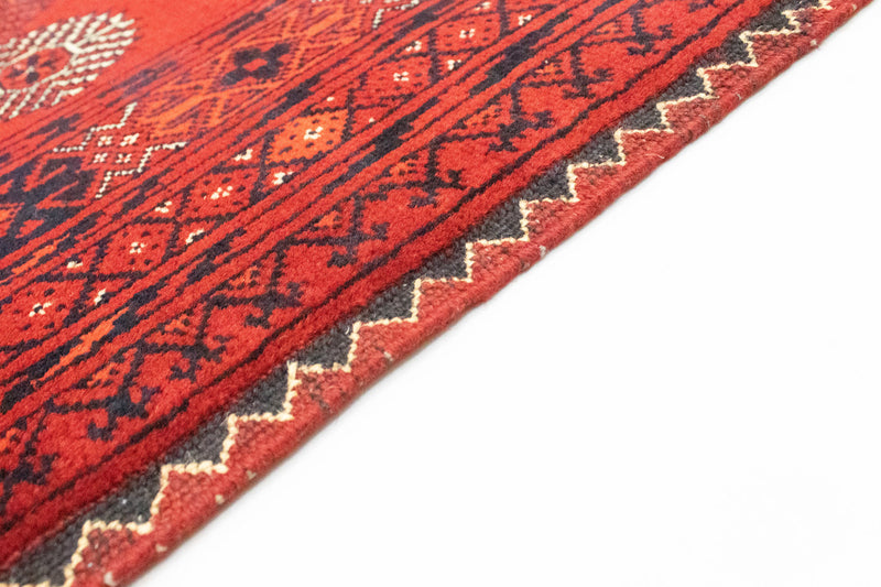 Alfombra afgana - Bukhara - 295 x 199 cm - rojo oscuro