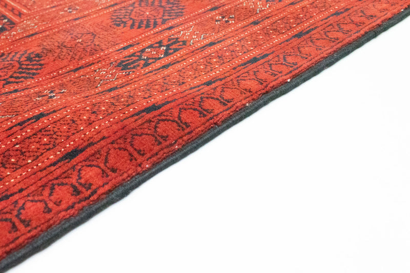 Alfombra afgana - Bukhara - 293 x 196 cm - rojo