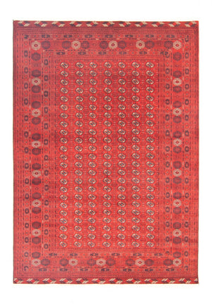 Alfombra afgana - Bukhara - 293 x 203 cm - rojo