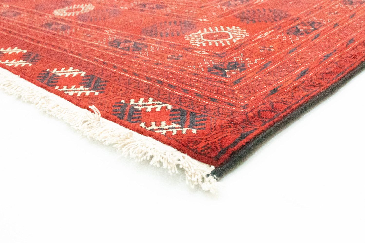 Alfombra afgana - Bukhara - 293 x 203 cm - rojo