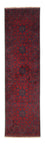 Alfombra de pasillo Alfombra afgana - Kunduz - 290 x 79 cm - rojo oscuro