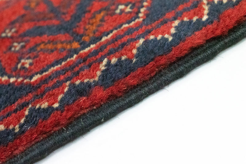 Alfombra afgana - Kunduz - 120 x 77 cm - azul oscuro