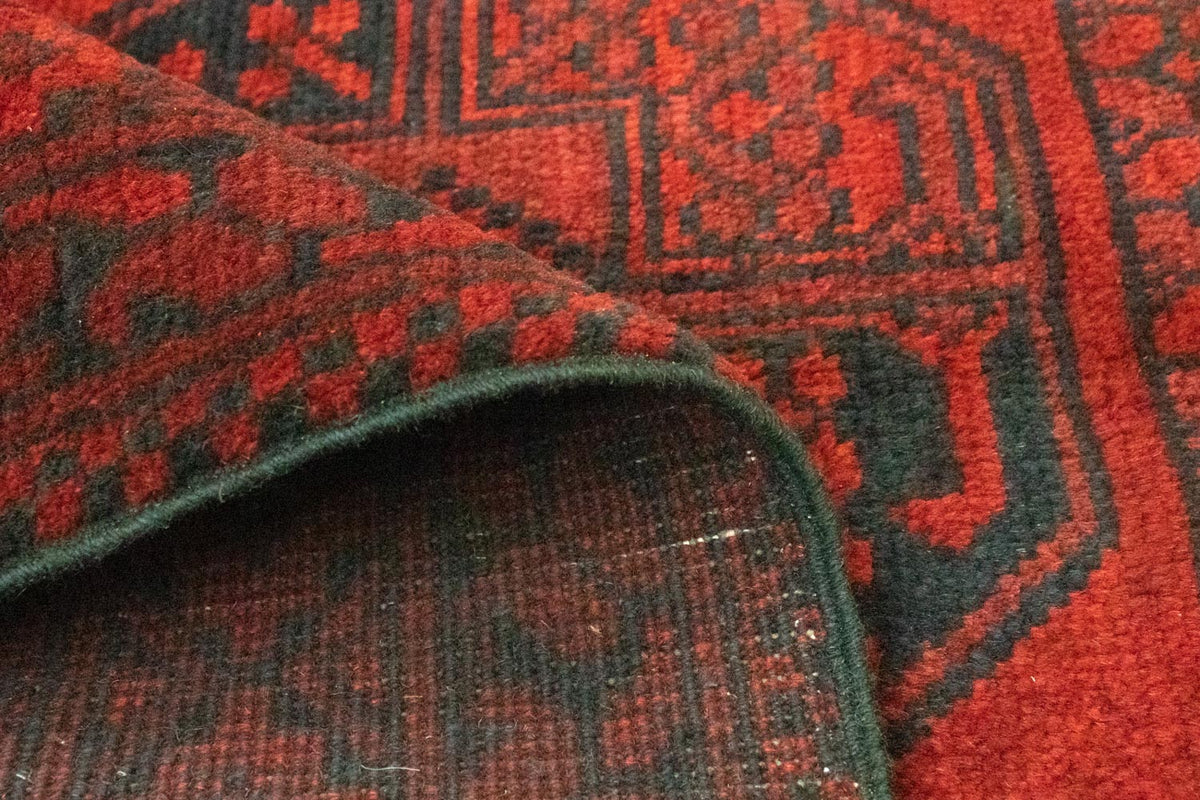 Alfombra afgana - Filpa - 145 x 96 cm - rojo