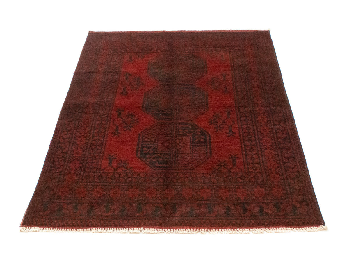 Alfombra afgana - Filpa - 145 x 96 cm - rojo