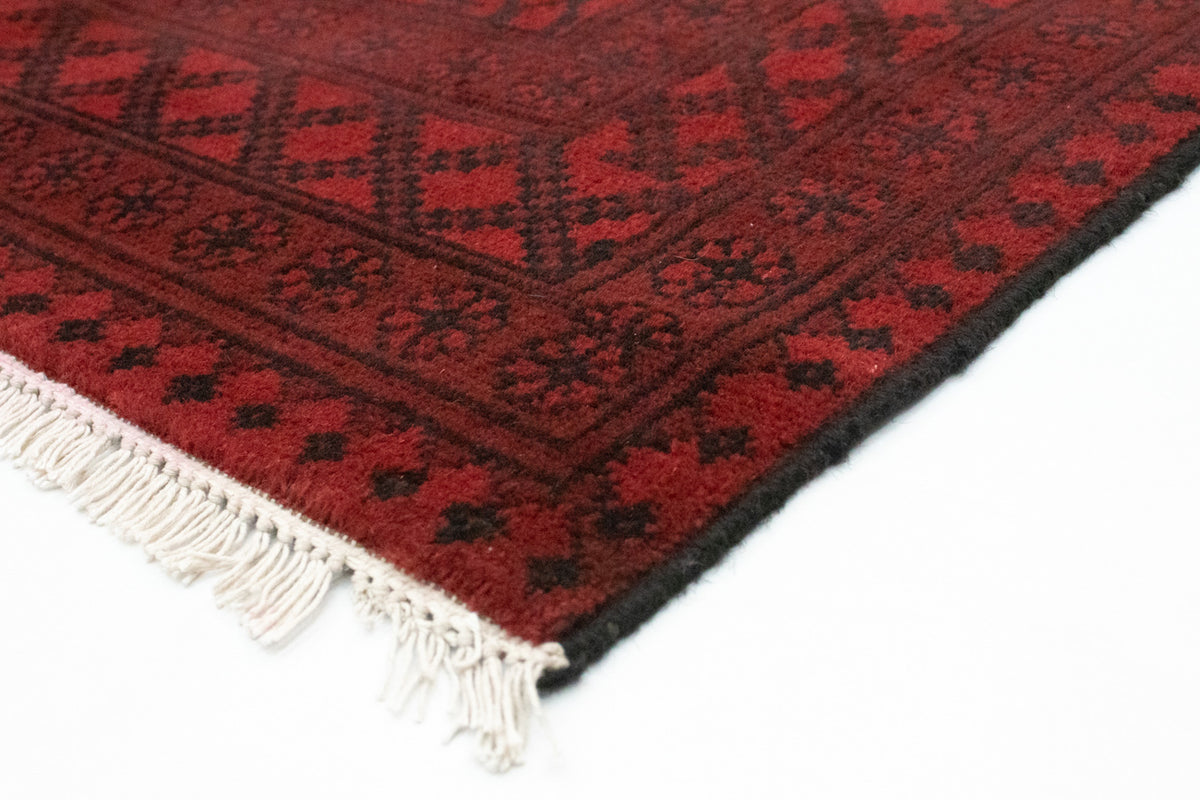 Alfombra afgana - Filpa - 140 x 100 cm - rojo