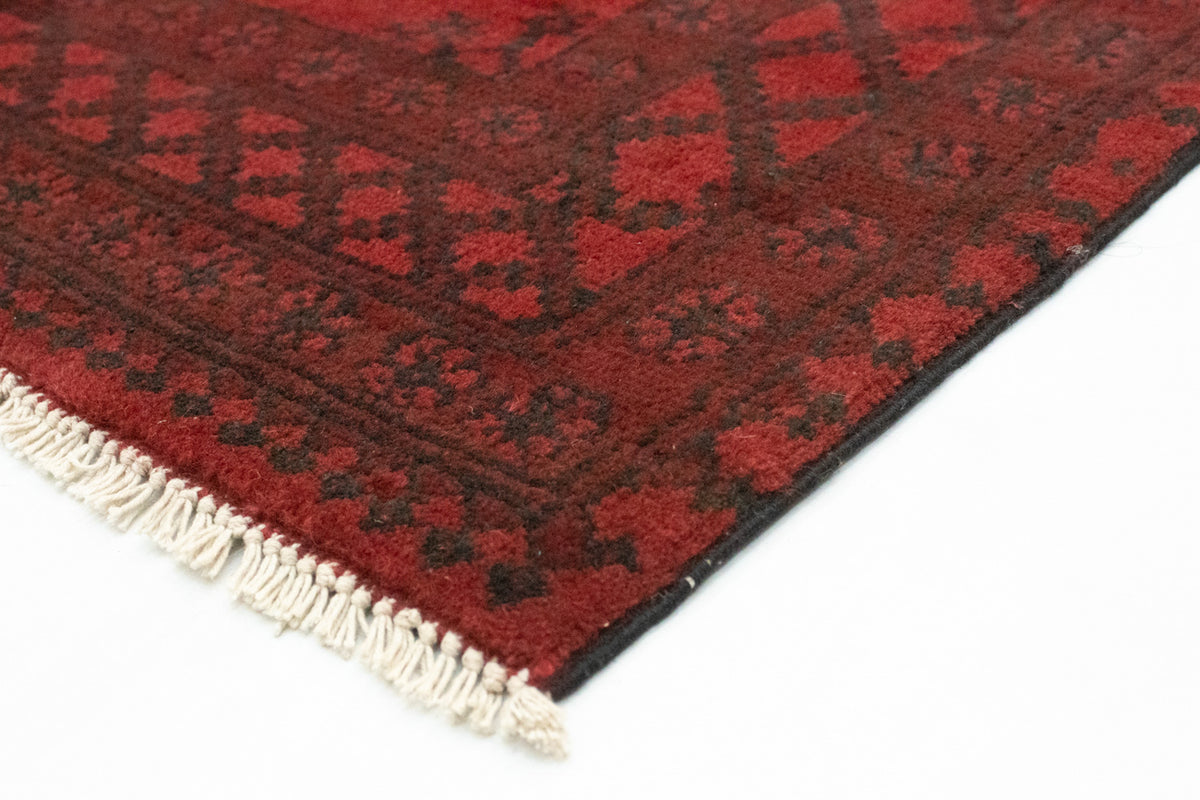 Alfombra afgana - Filpa - 139 x 102 cm - rojo