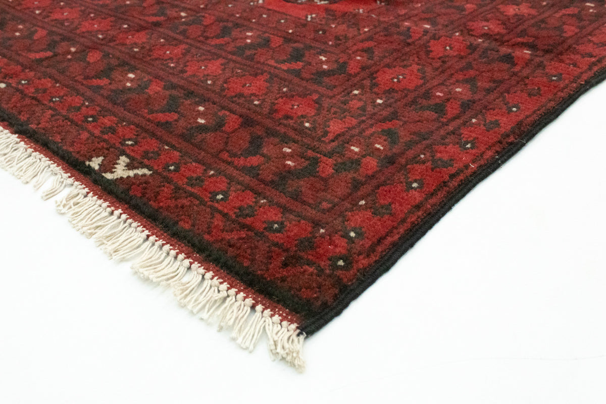 Alfombra afgana - Filpa - 145 x 93 cm - rojo