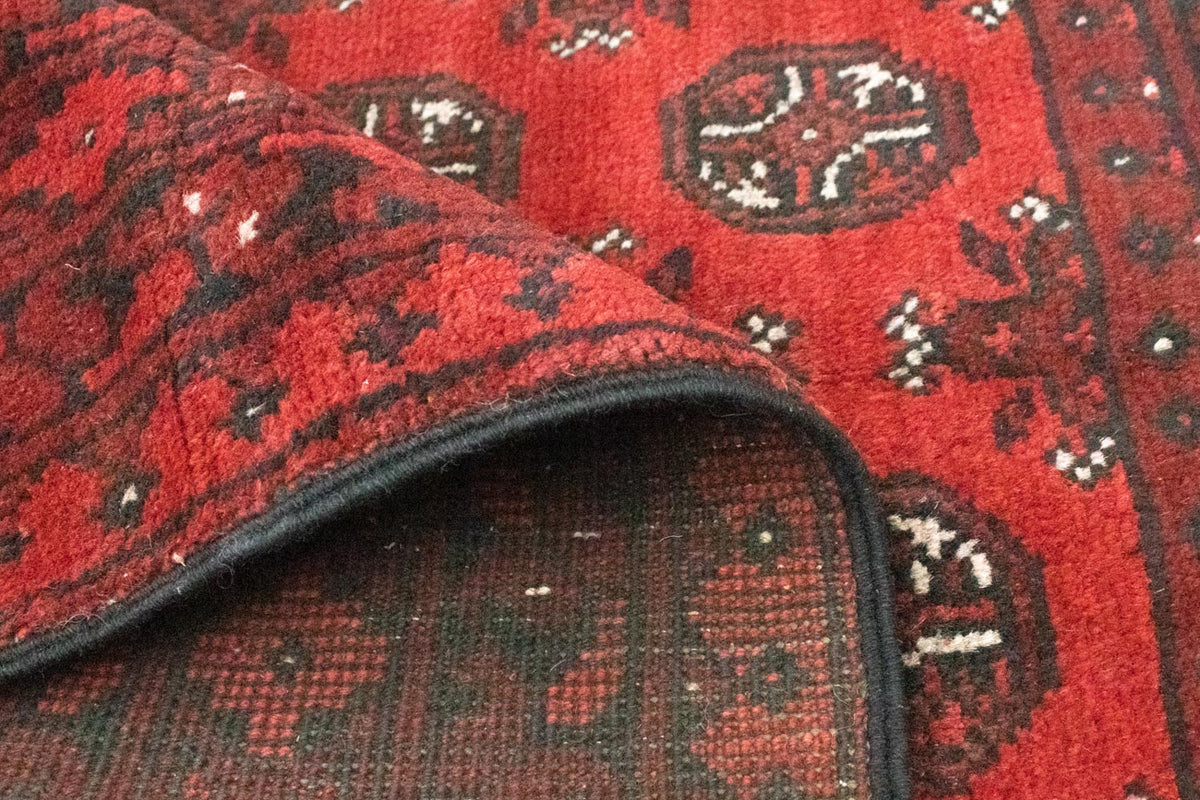 Alfombra afgana - Filpa - 145 x 93 cm - rojo