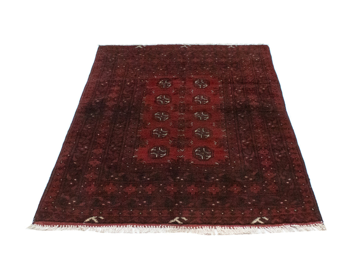Alfombra afgana - Filpa - 145 x 93 cm - rojo