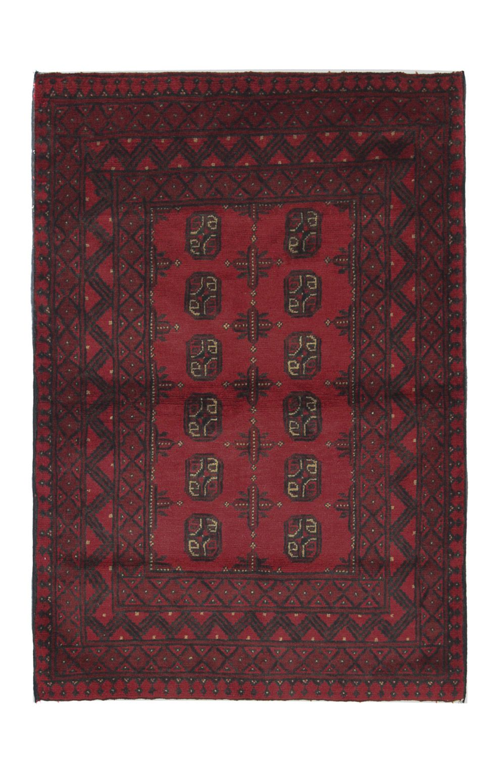 Alfombra afgana - Filpa - 148 x 103 cm - rojo