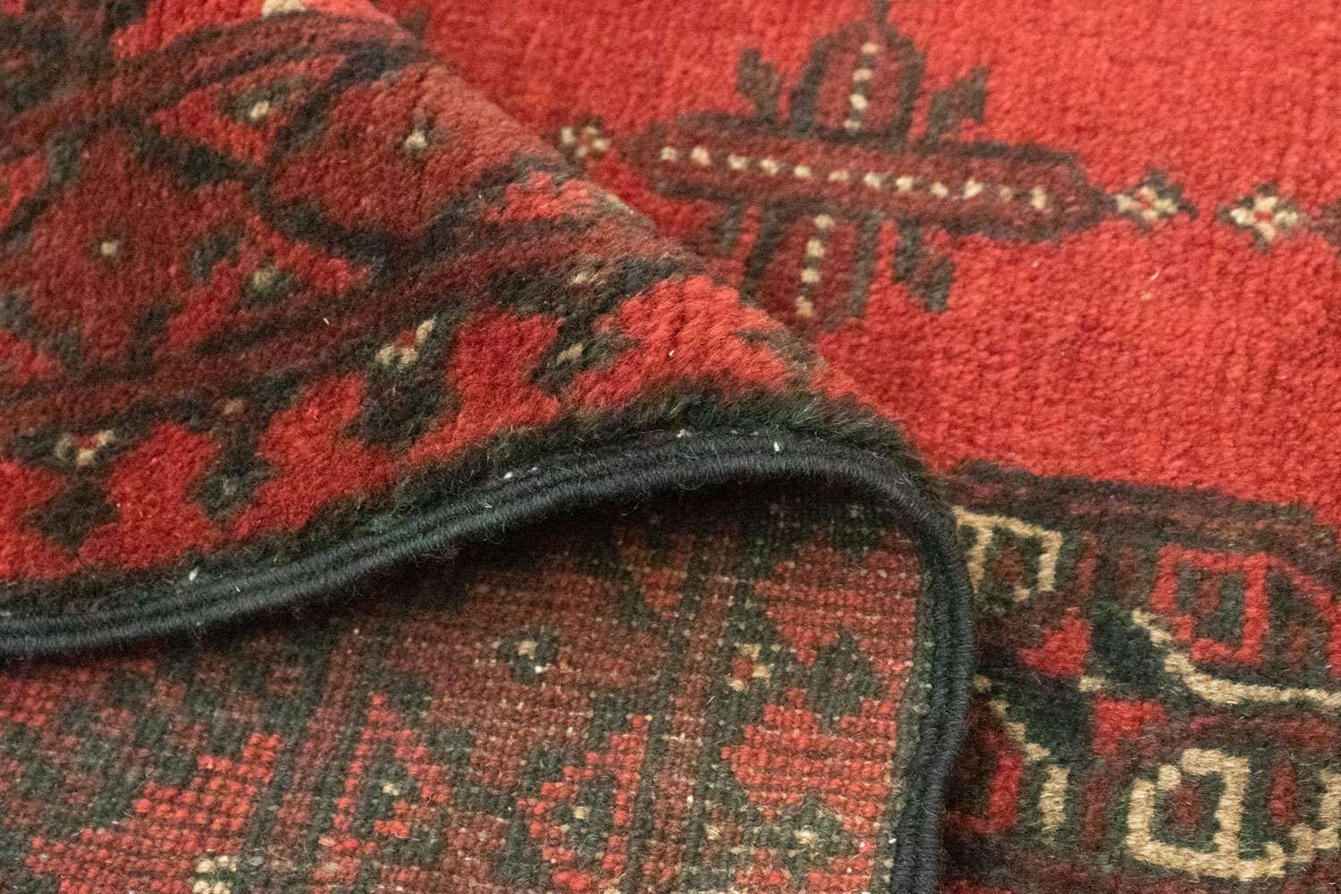 Alfombra afgana - Filpa - 148 x 103 cm - rojo