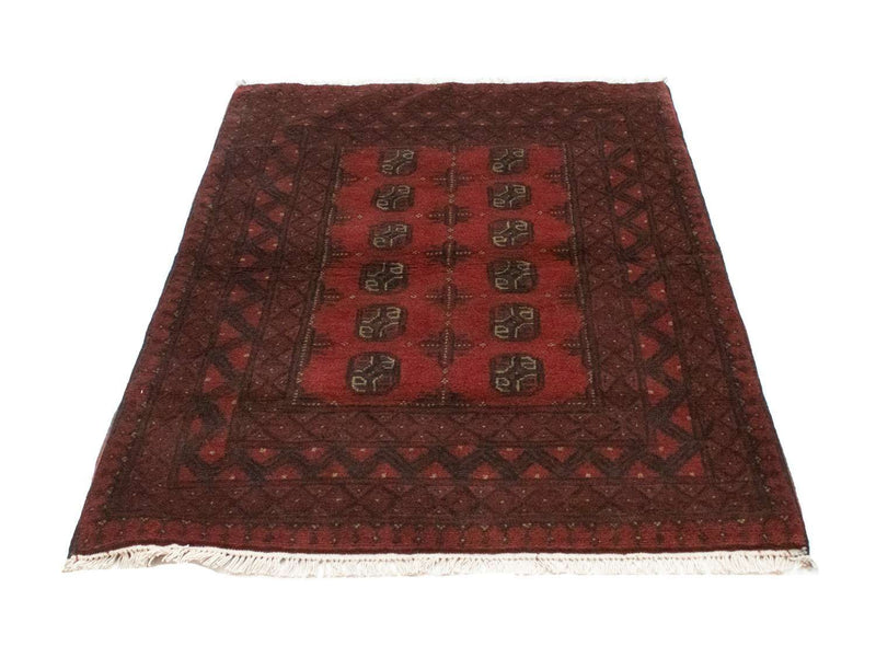 Alfombra afgana - Filpa - 148 x 103 cm - rojo