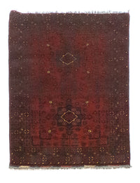 Alfombra afgana - Kunduz - 125 x 78 cm - rojo