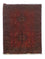 Alfombra afgana - Kunduz - 125 x 78 cm - rojo