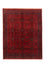 Alfombra afgana - Kunduz - 195 x 154 cm - rojo