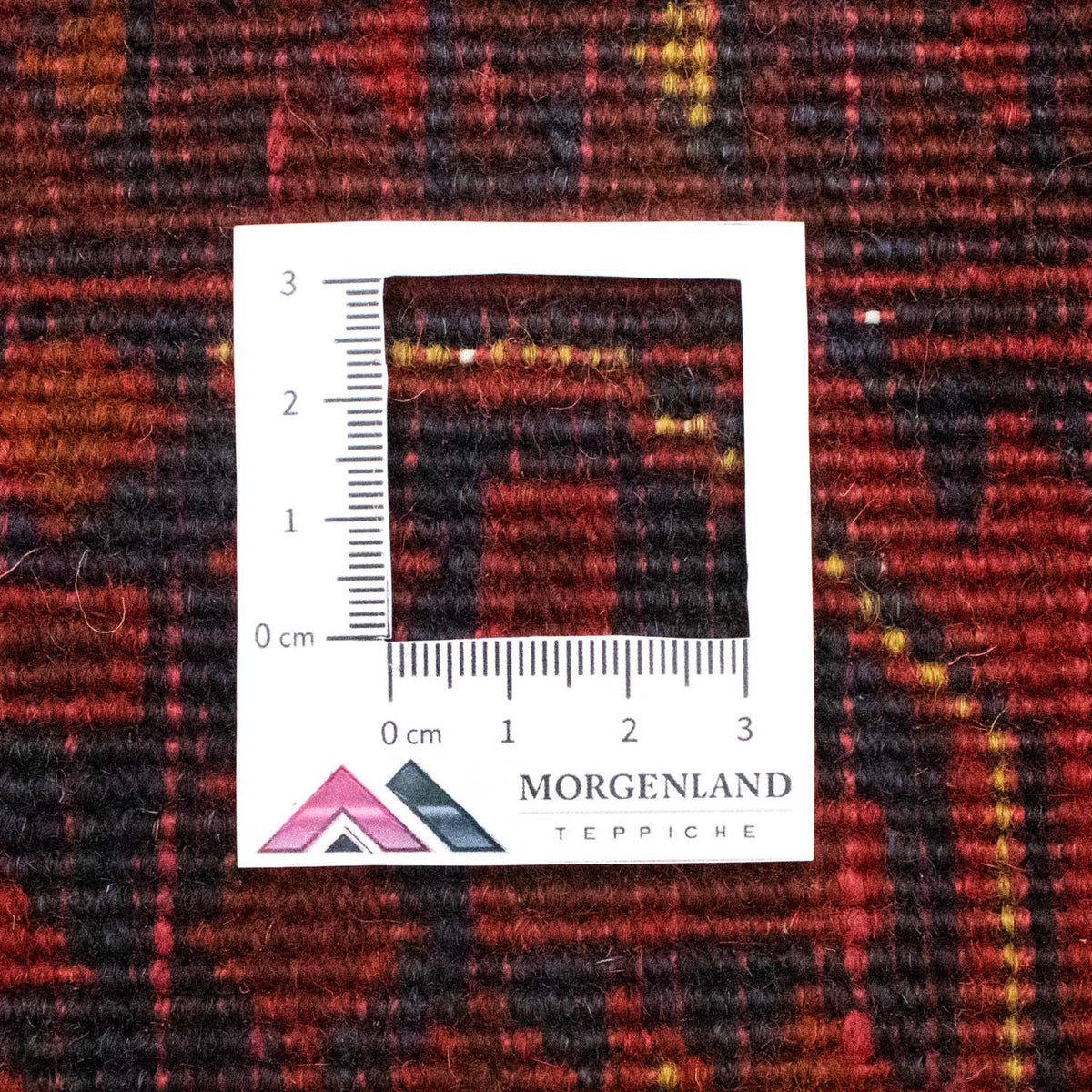 Alfombra afgana - Kunduz - 197 x 151 cm - rojo