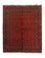 Alfombra afgana - Kunduz - 193 x 151 cm - rojo