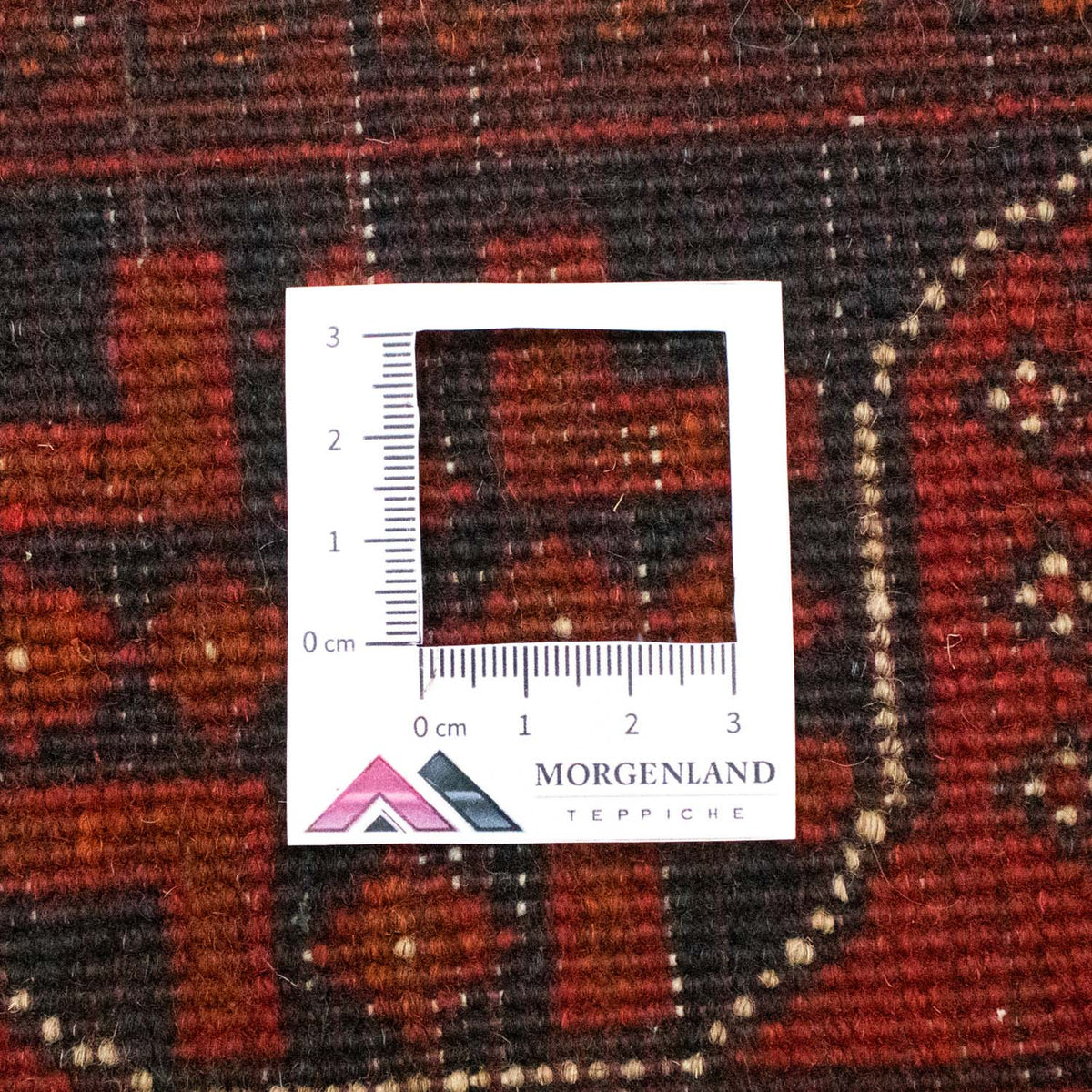 Alfombra afgana - Kunduz - 197 x 149 cm - rojo