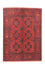 Alfombra afgana - Kunduz - 142 x 103 cm - rojo