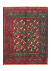 Alfombra afgana - Kunduz - 190 x 150 cm - rojo