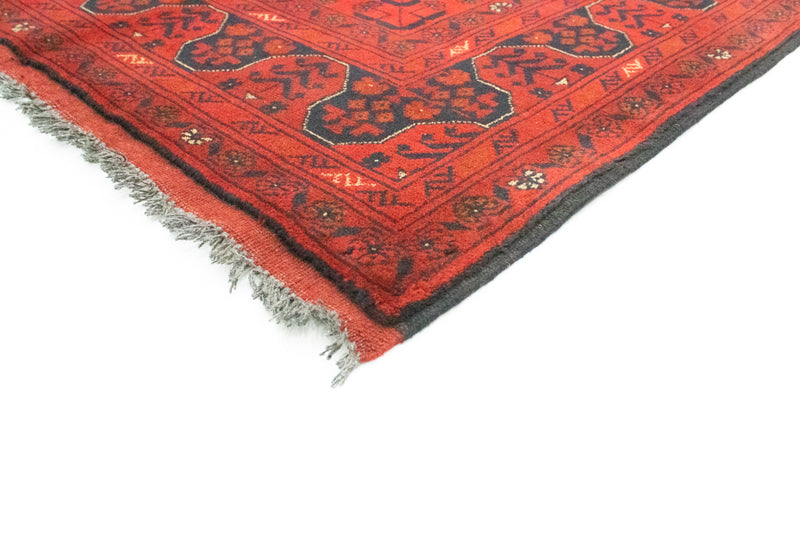 Alfombra afgana - Kunduz - 156 x 105 cm - rojo