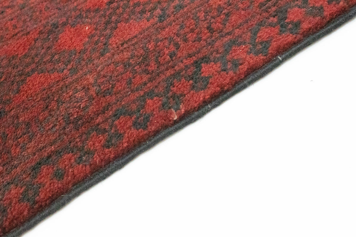 Alfombra afgana - Filpa - 345 x 256 cm - rojo oscuro