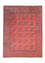 Alfombra afgana - Filpa - 329 x 250 cm - rojo oscuro
