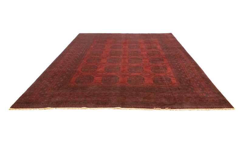 Alfombra afgana - Filpa - 329 x 250 cm - rojo oscuro